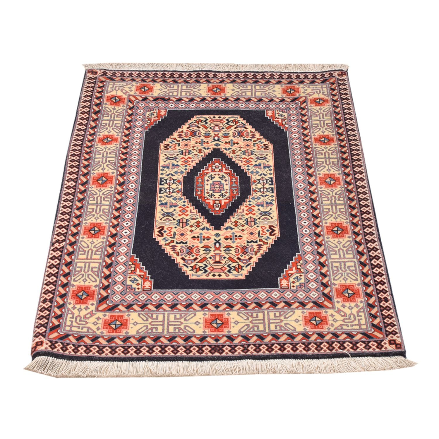 Persisk tæppe - Tabriz - Royal - 105 x 74 cm - flerfarvet