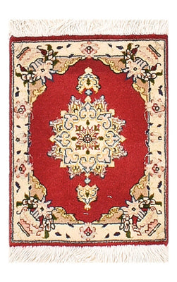 Persisk tæppe - Tabriz - Premium - 40 x 30 cm - rød