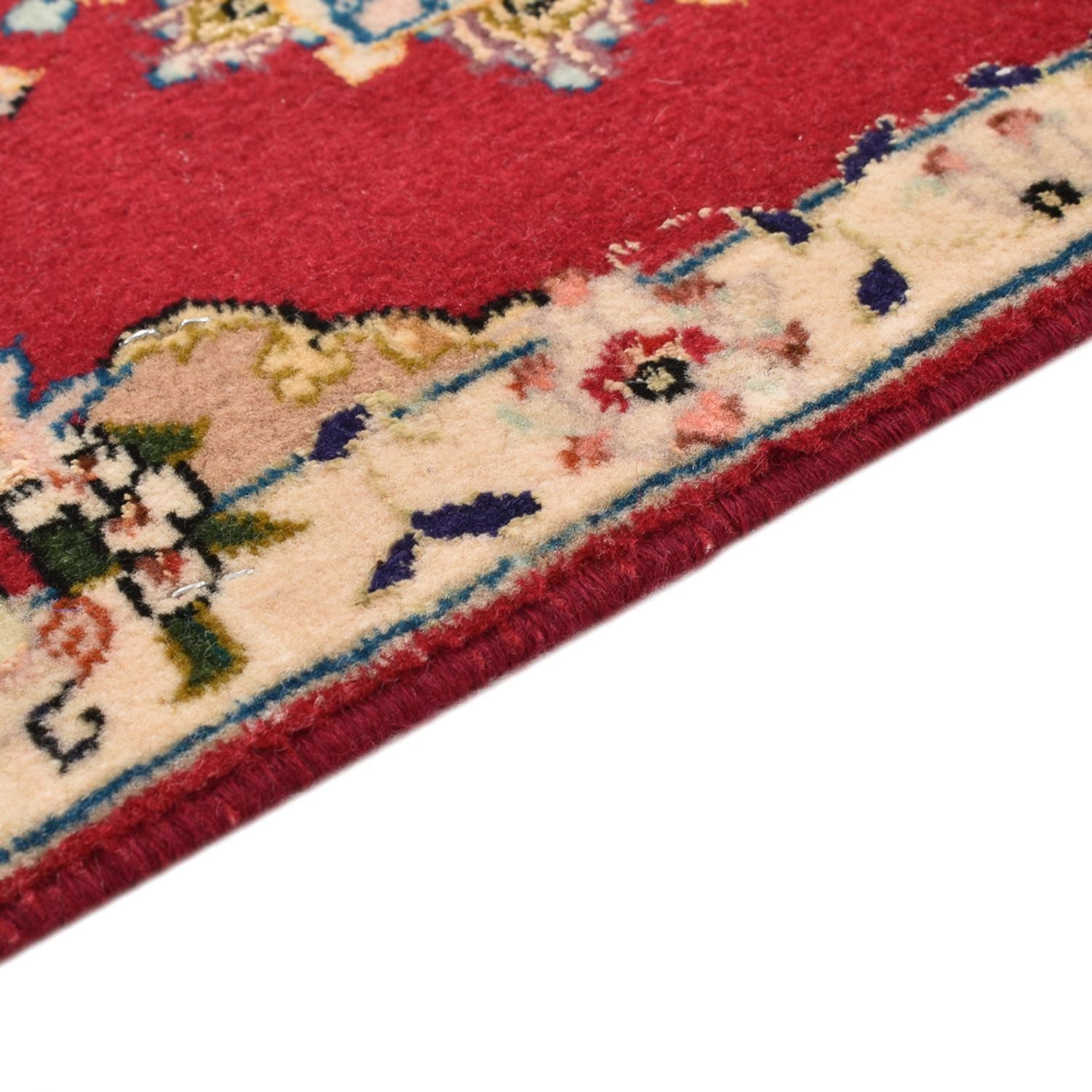 Persisk tæppe - Tabriz - Premium - 40 x 30 cm - rød