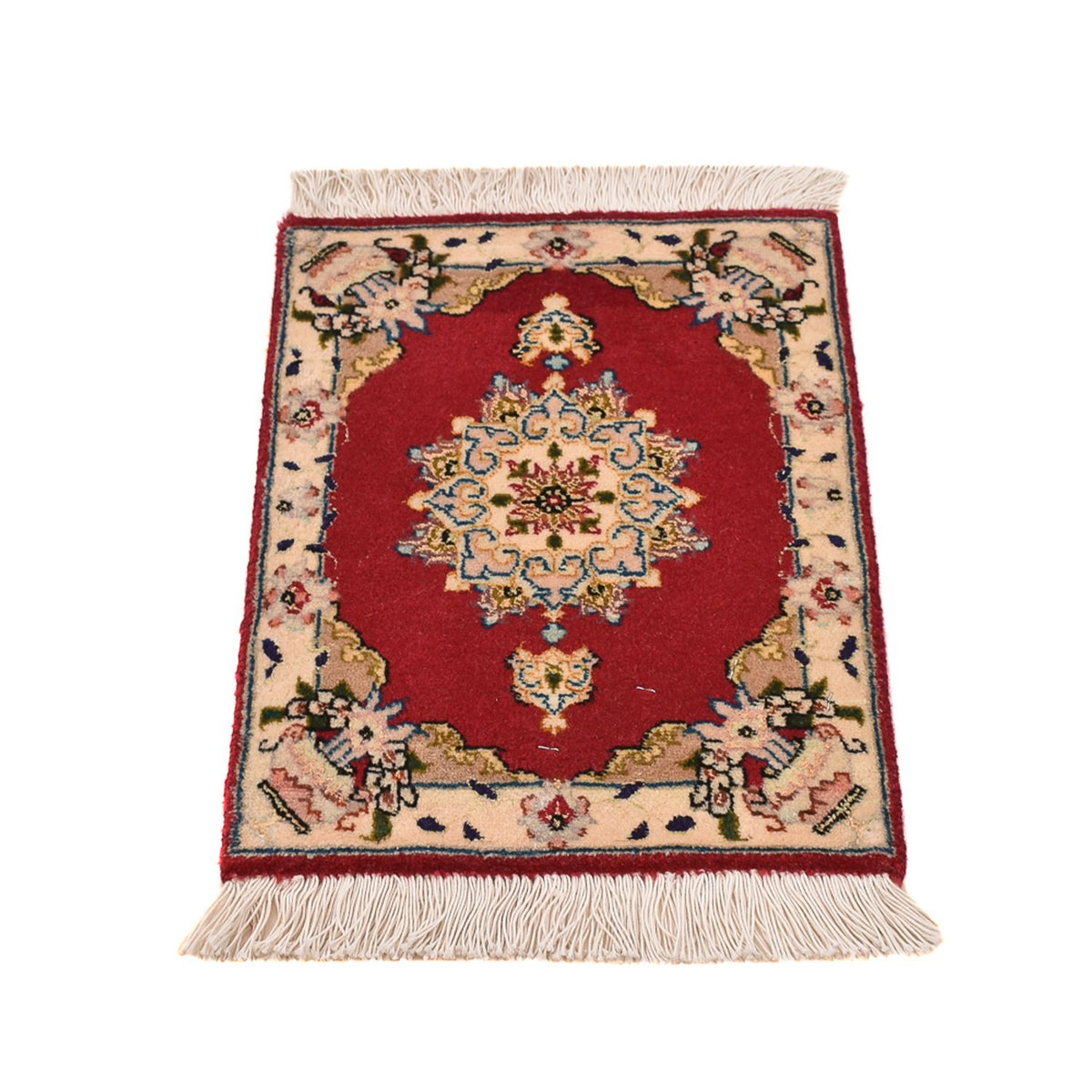 Persisk tæppe - Tabriz - Premium - 40 x 30 cm - rød