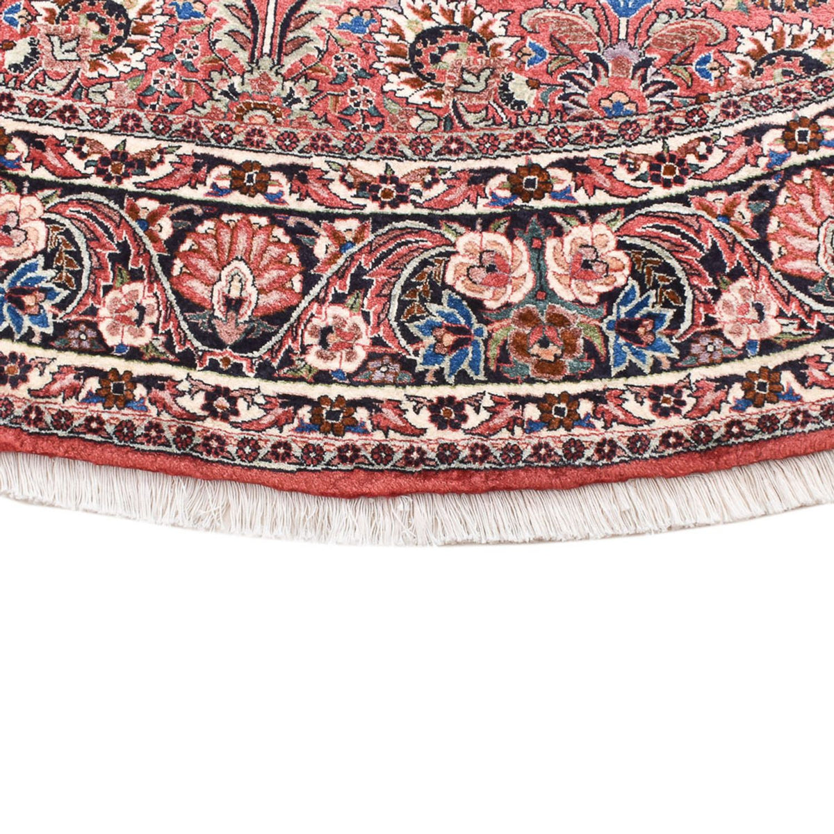 Persisk tæppe - Bijar rundt  - 250 x 250 cm - rust