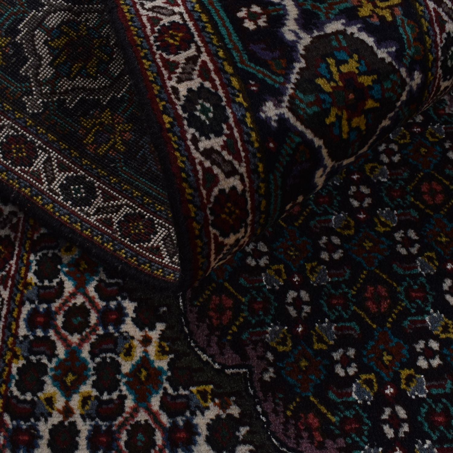 Persisk tæppe - Tabriz - Royal - 208 x 150 cm - mørkebrun