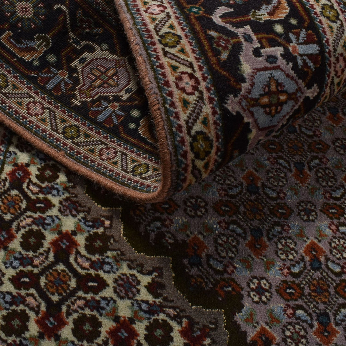 Persisk tæppe - Tabriz - Royal - 197 x 156 cm - lysrød