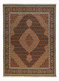 Persisk tæppe - Tabriz - Royal - 202 x 152 cm - brun