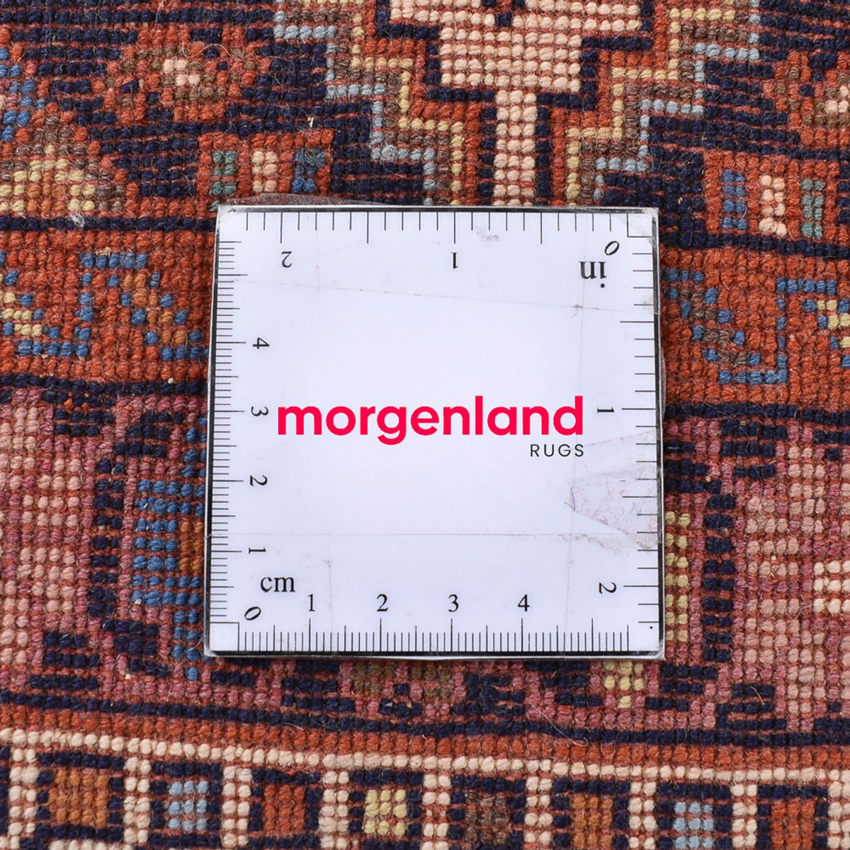 Persisk tæppe - Nomadisk - 241 x 180 cm - lysrød