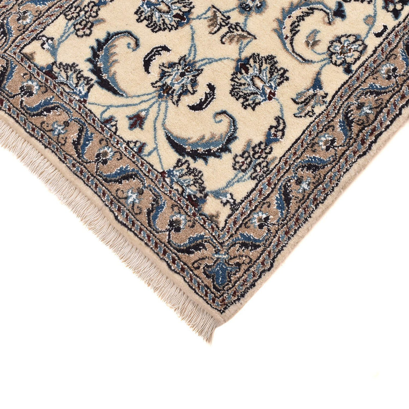 Løber Persisk tæppe - Nain - Royal - 195 x 58 cm - creme