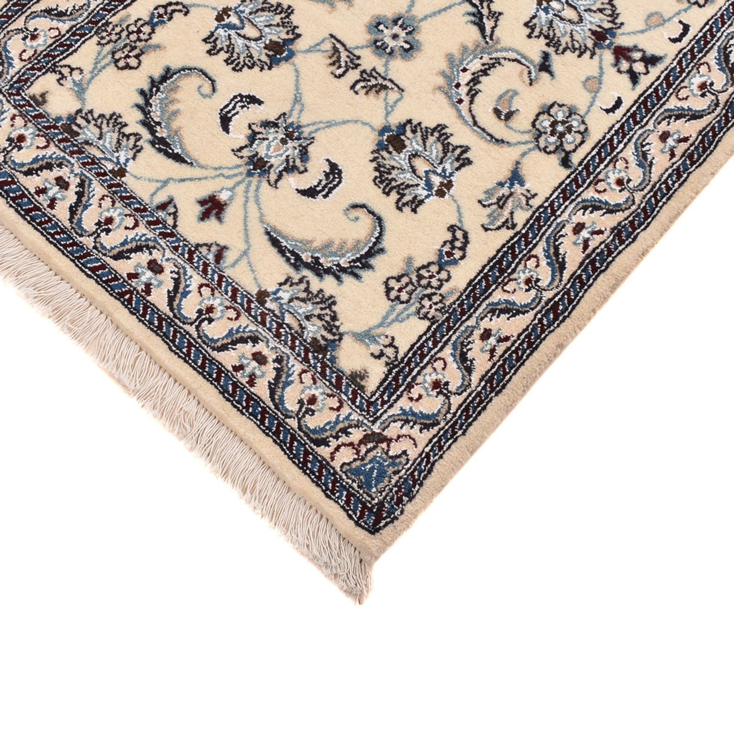 Løber Persisk tæppe - Nain - Royal - 192 x 60 cm - creme
