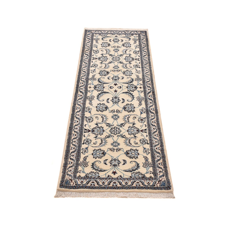 Løber Persisk tæppe - Nain - Royal - 192 x 60 cm - creme