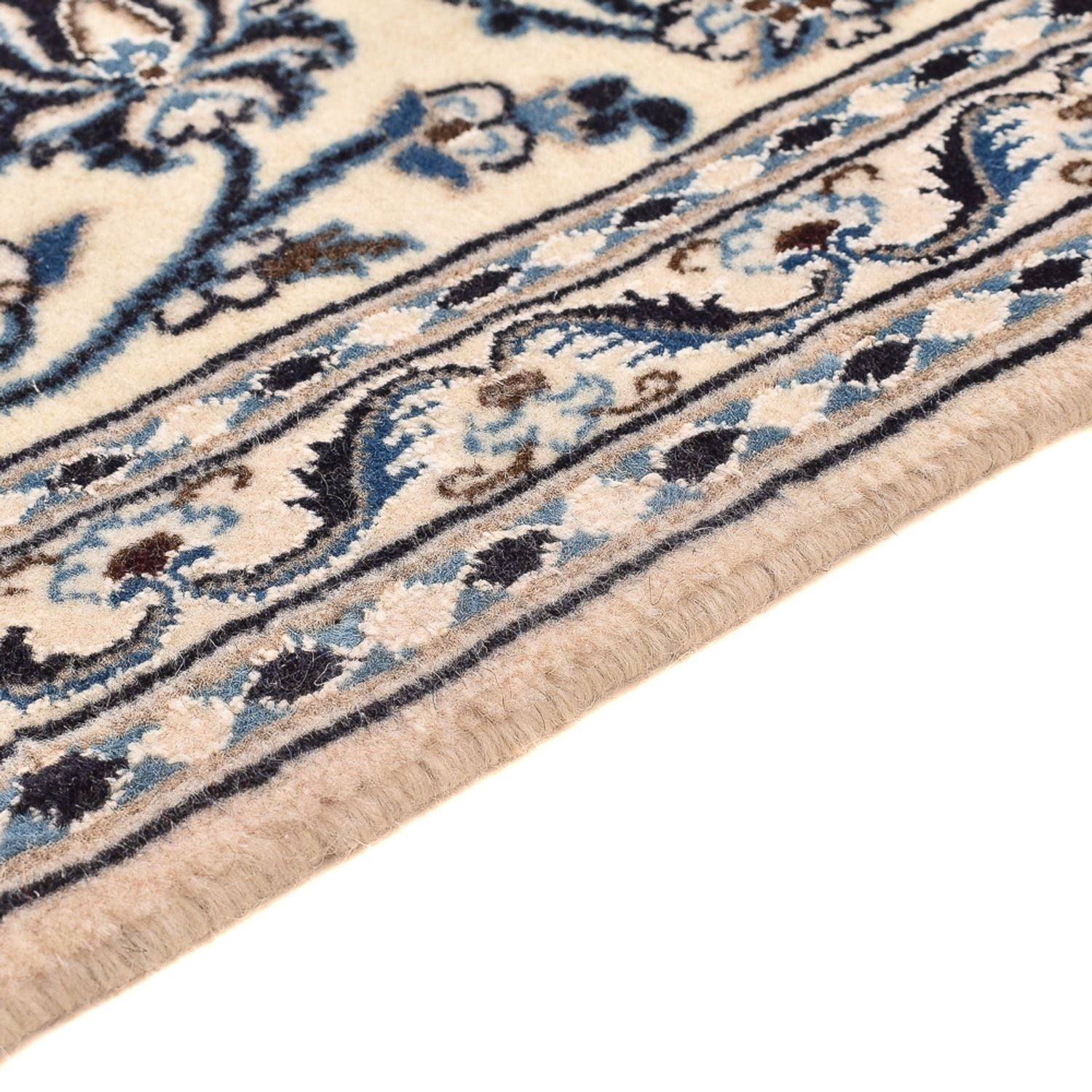 Løber Persisk tæppe - Nain - Royal - 192 x 61 cm - creme