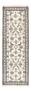 Løber Persisk tæppe - Nain - Royal - 202 x 63 cm - creme