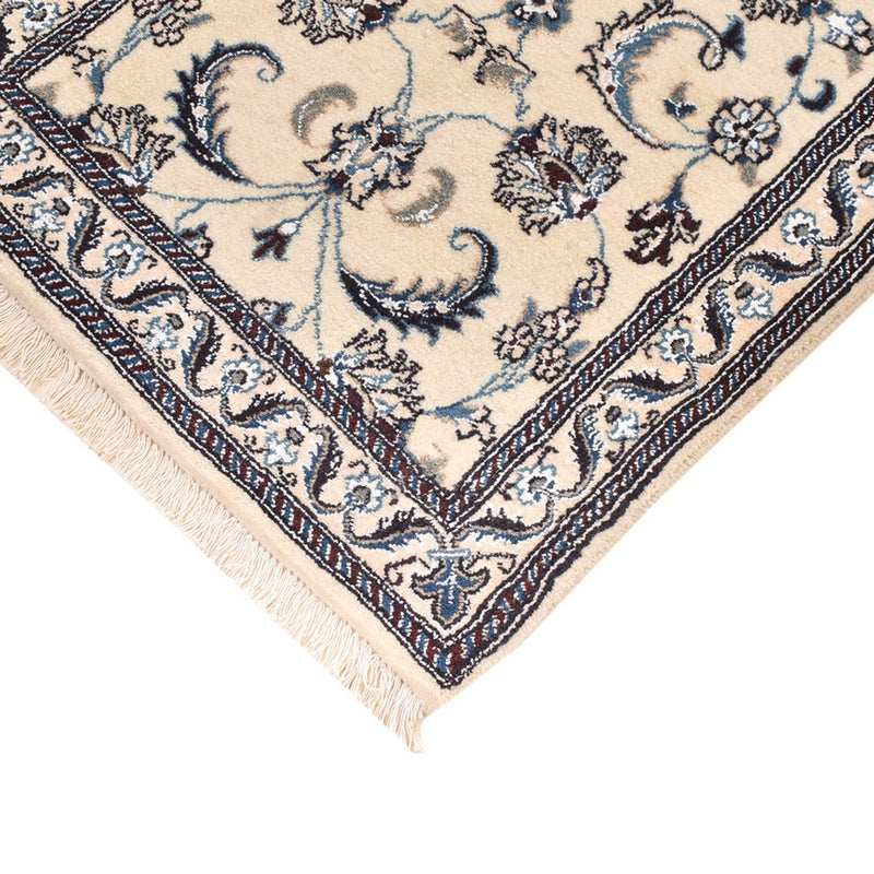 Løber Persisk tæppe - Nain - Royal - 202 x 63 cm - creme