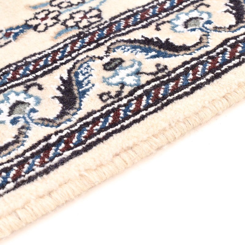 Løber Persisk tæppe - Nain - Royal - 202 x 63 cm - creme