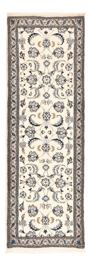 Løber Persisk tæppe - Nain - Royal - 185 x 61 cm - creme