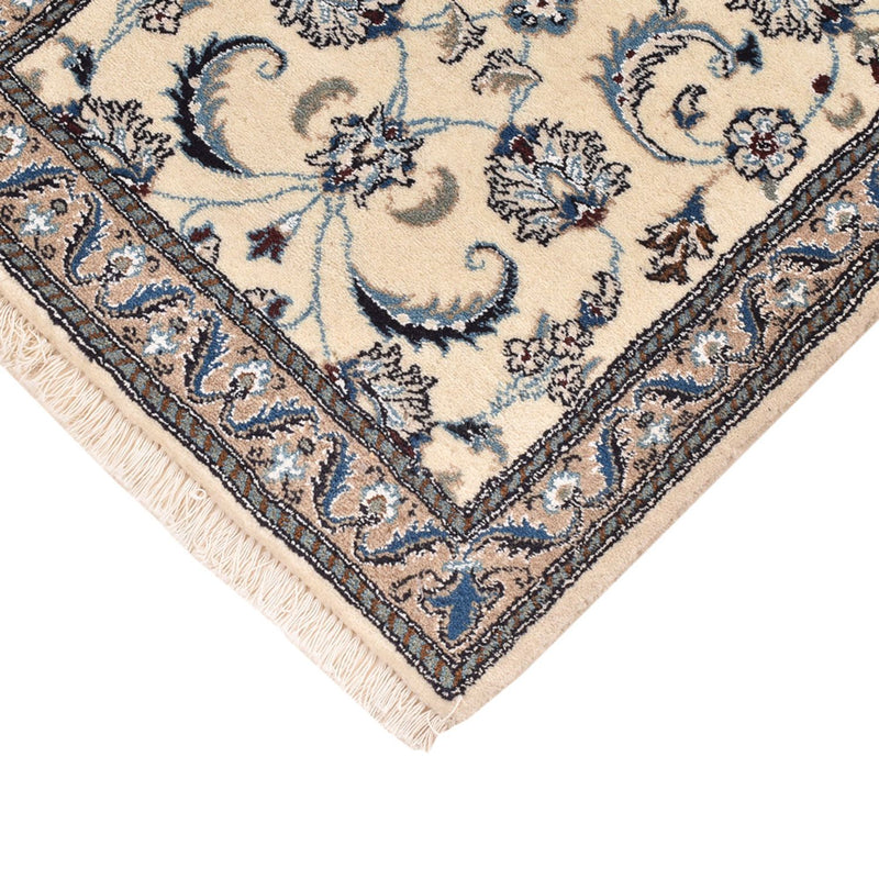Løber Persisk tæppe - Nain - Royal - 188 x 60 cm - creme