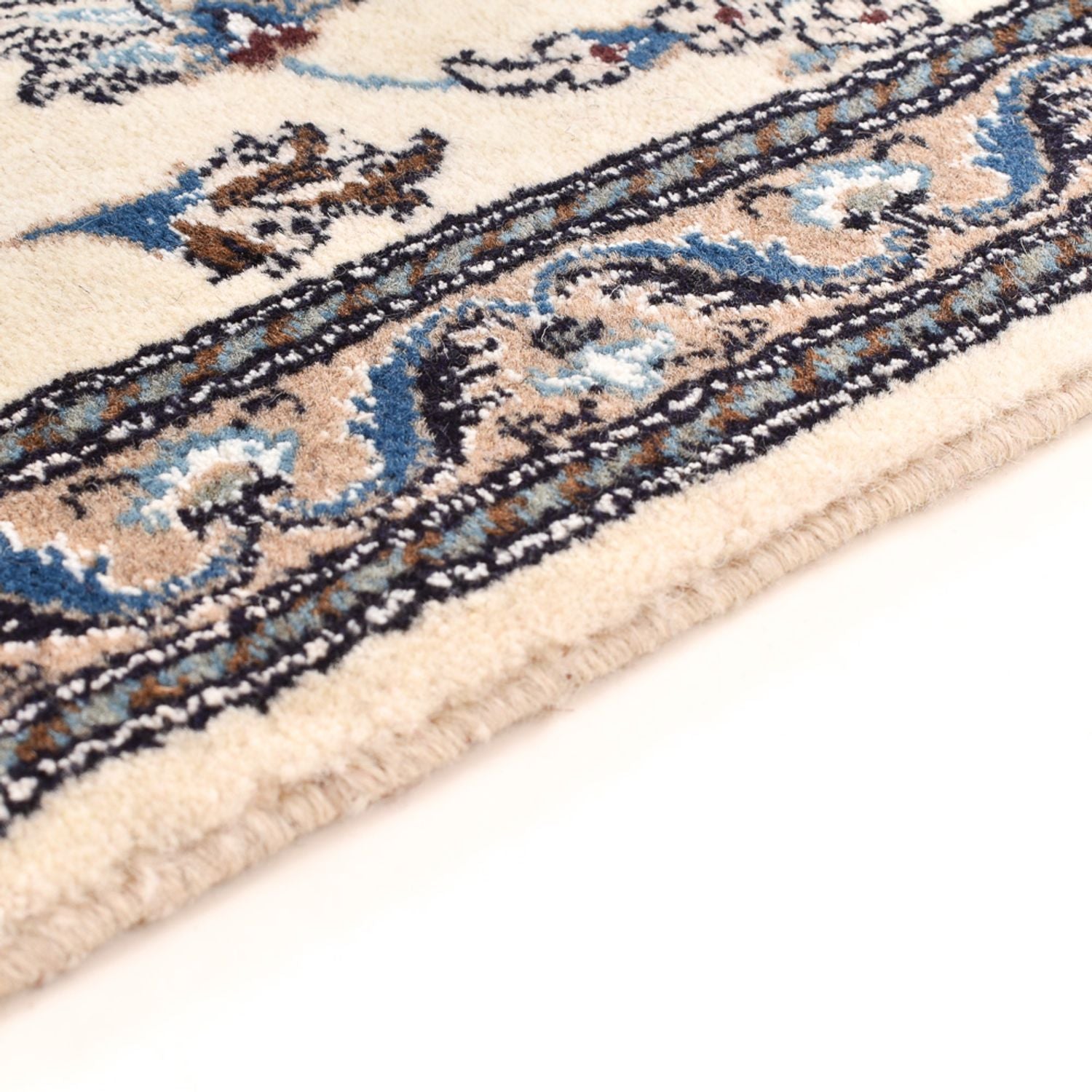 Løber Persisk tæppe - Nain - Royal - 188 x 60 cm - creme