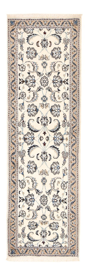 Løber Persisk tæppe - Nain - Royal - 198 x 59 cm - creme