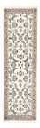 Løber Persisk tæppe - Nain - Royal - 198 x 59 cm - creme