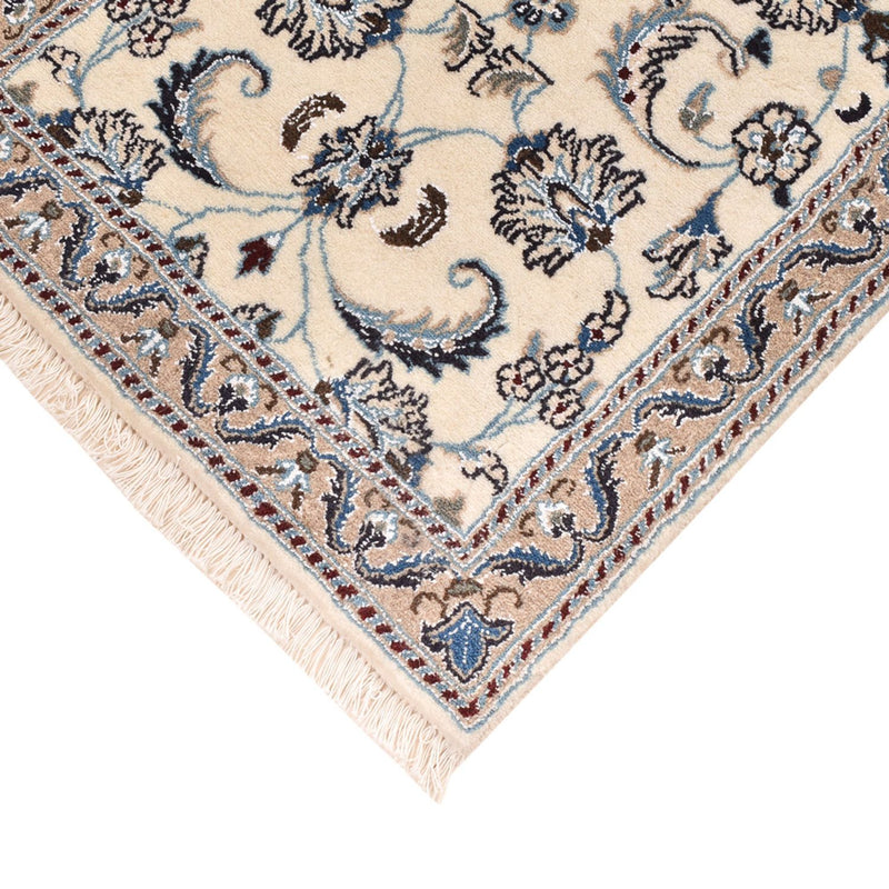 Løber Persisk tæppe - Nain - Royal - 198 x 59 cm - creme
