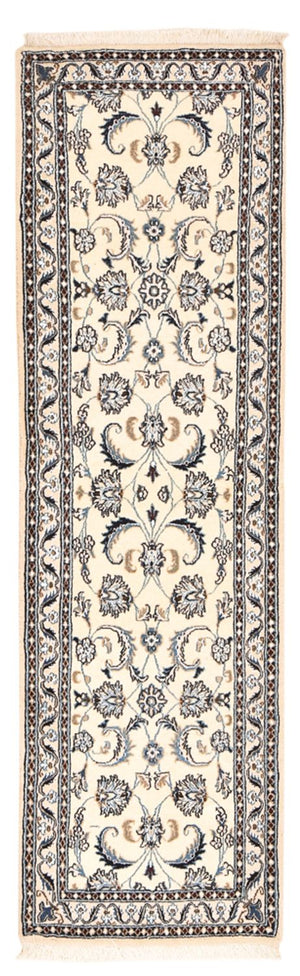 Løber Persisk tæppe - Nain - Royal - 195 x 57 cm - creme