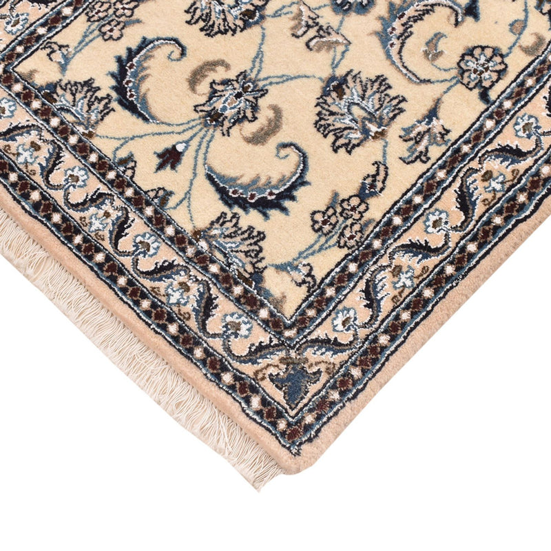 Løber Persisk tæppe - Nain - Royal - 195 x 57 cm - creme