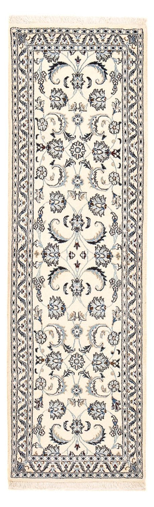 Løber Persisk tæppe - Nain - Royal - 192 x 58 cm - creme