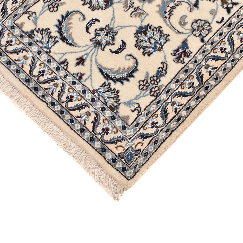Løber Persisk tæppe - Nain - Royal - 192 x 58 cm - creme