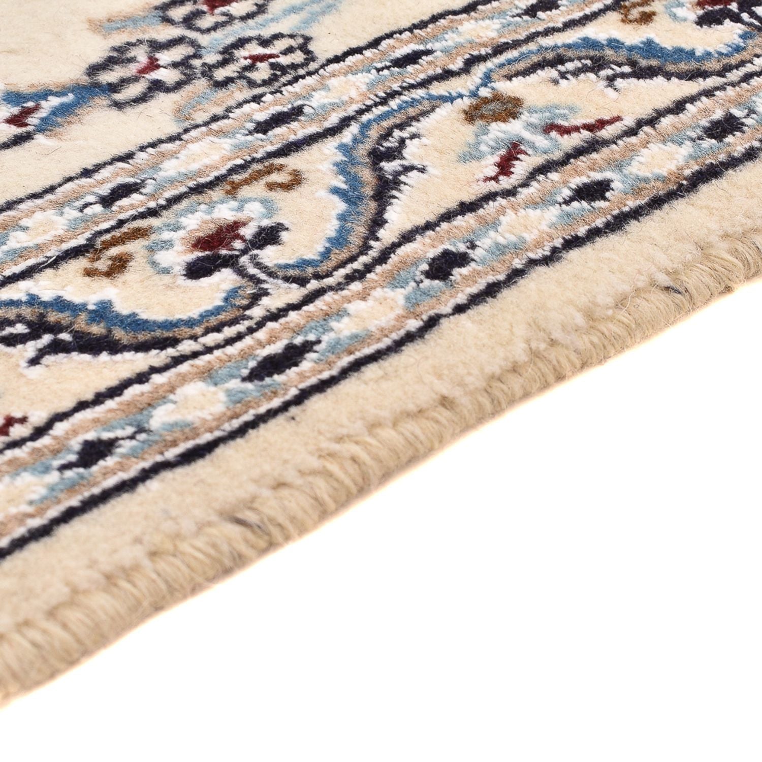 Løber Persisk tæppe - Nain - Royal - 192 x 58 cm - creme