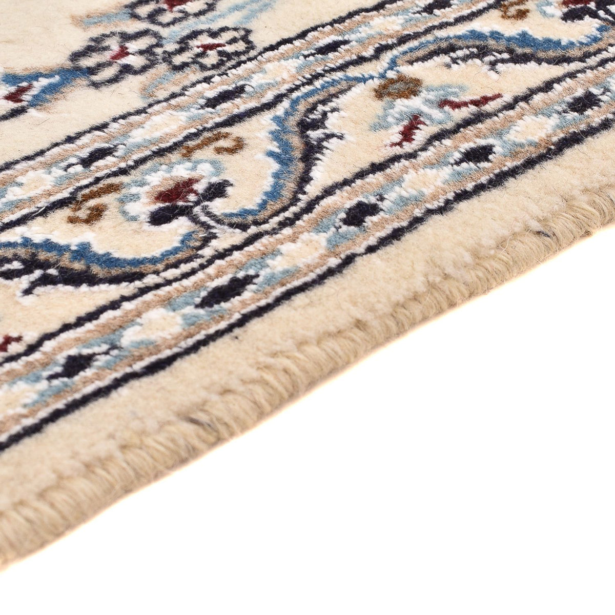 Løber Persisk tæppe - Nain - Royal - 192 x 58 cm - creme