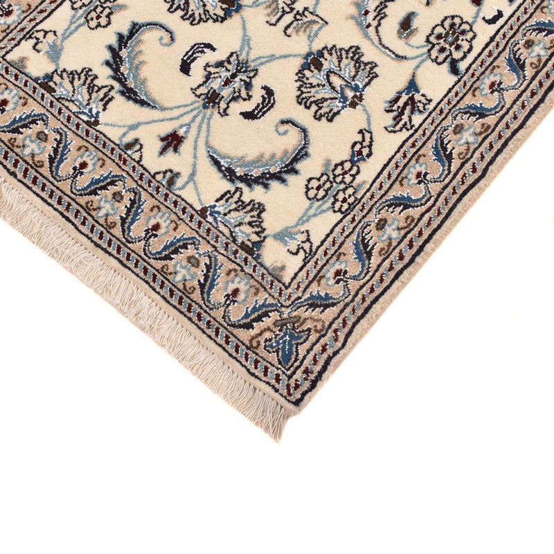 Løber Persisk tæppe - Nain - Royal - 193 x 62 cm - creme