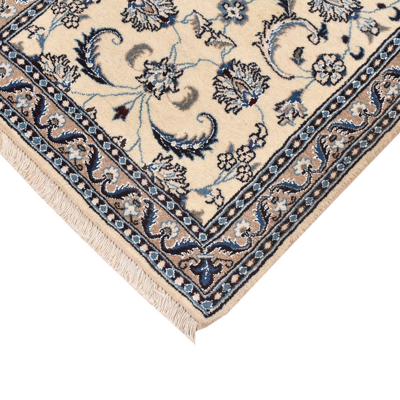 Løber Persisk tæppe - Nain - Royal - 197 x 64 cm - creme