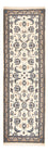 Løber Persisk tæppe - Nain - Royal - 202 x 63 cm - creme
