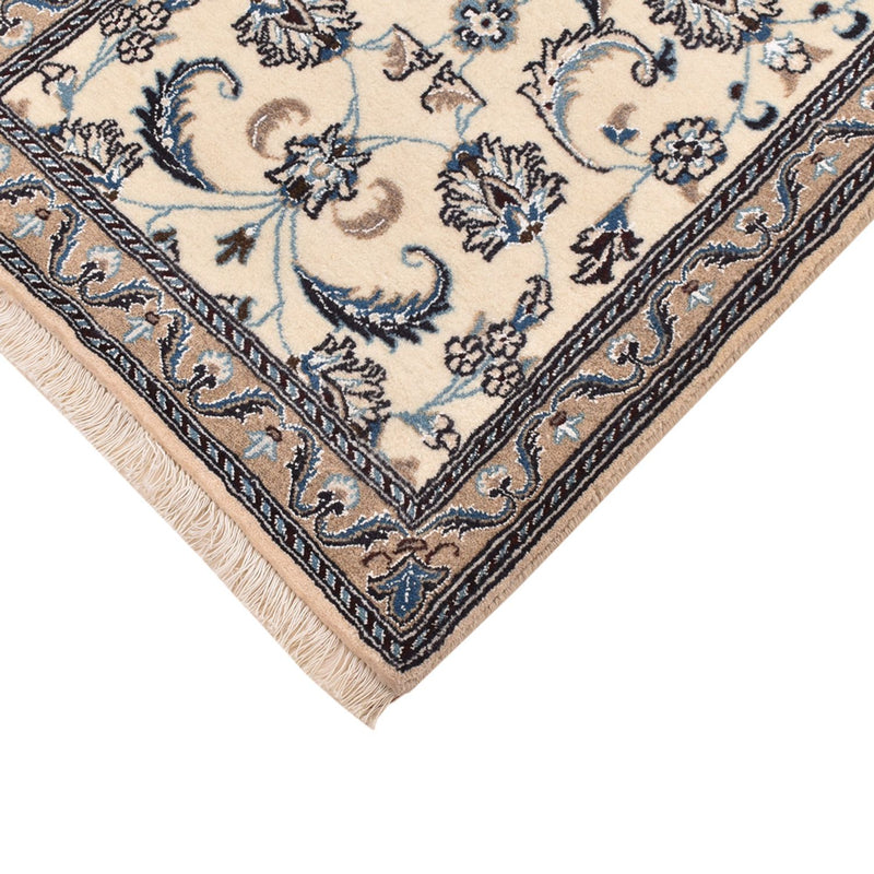 Løber Persisk tæppe - Nain - Royal - 202 x 63 cm - creme