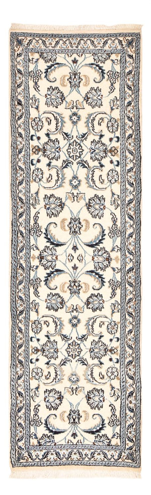 Løber Persisk tæppe - Nain - Royal - 198 x 58 cm - creme