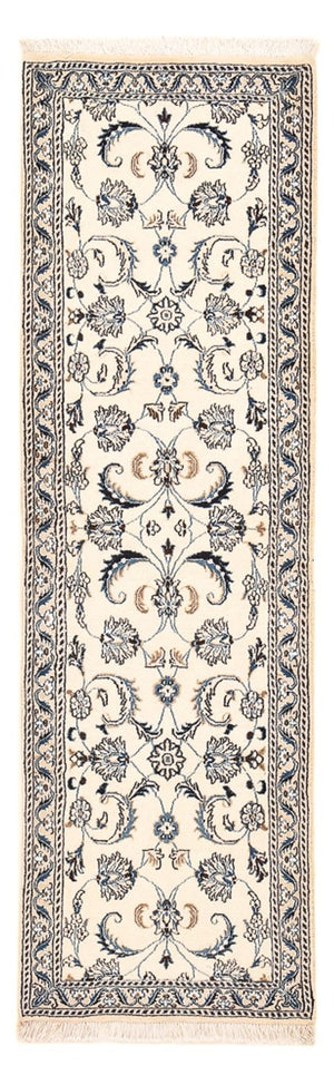 Løber Persisk tæppe - Nain - Royal - 190 x 59 cm - creme