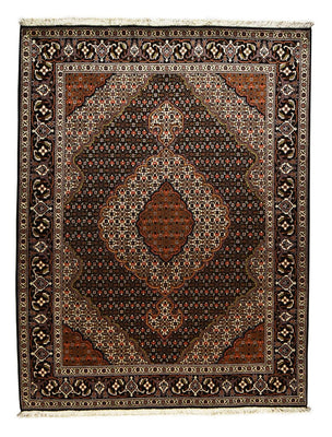 Persisk tæppe - Tabriz - Royal - 205 x 153 cm - mørkebrun