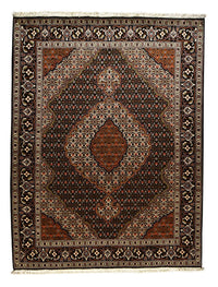 Persisk tæppe - Tabriz - Royal - 205 x 153 cm - mørkebrun