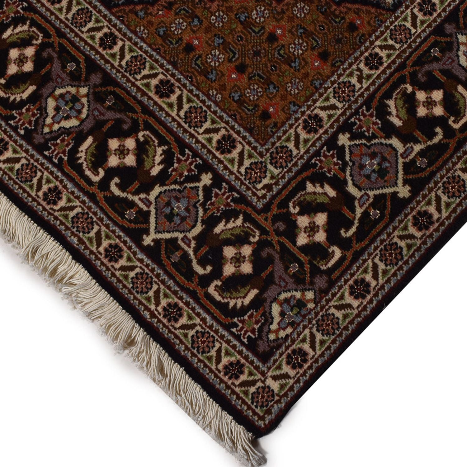 Persisk tæppe - Tabriz - Royal - 205 x 153 cm - mørkebrun