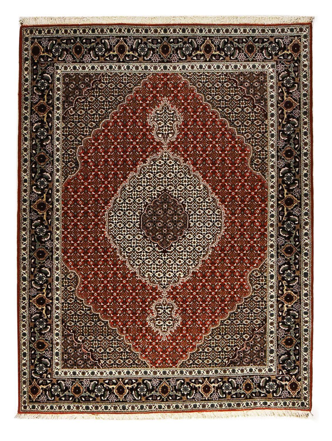 Persisk tæppe - Tabriz - Royal - 205 x 153 cm - rød