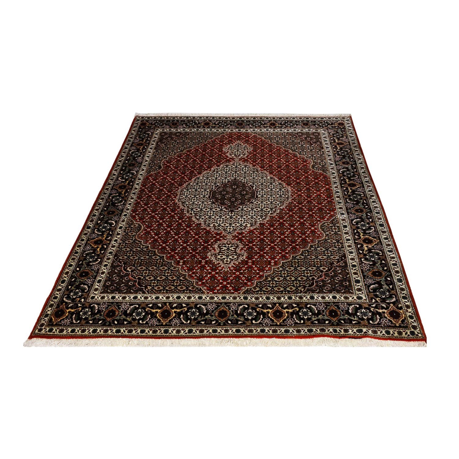 Persisk tæppe - Tabriz - Royal - 205 x 153 cm - rød