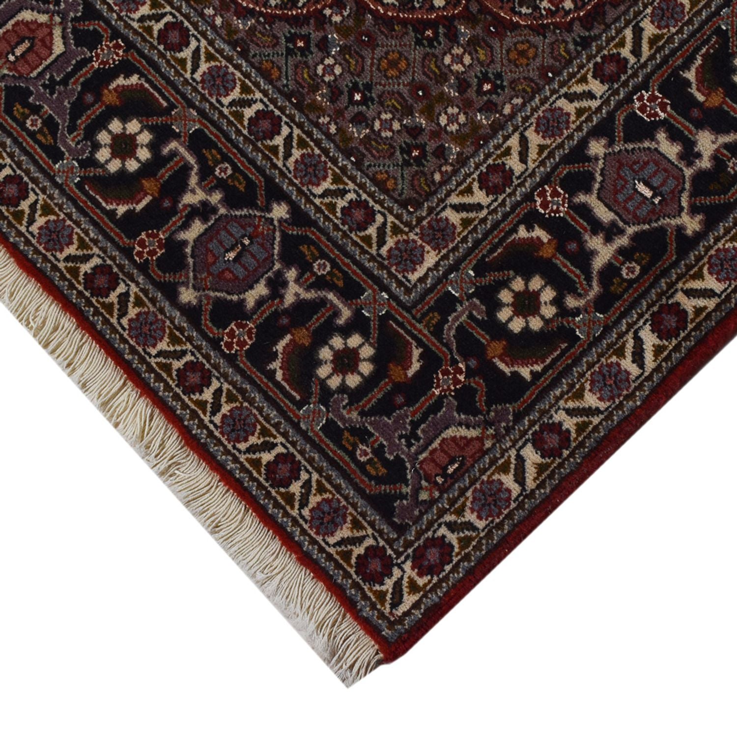 Persisk tæppe - Tabriz - Royal - 200 x 150 cm - mørkerød