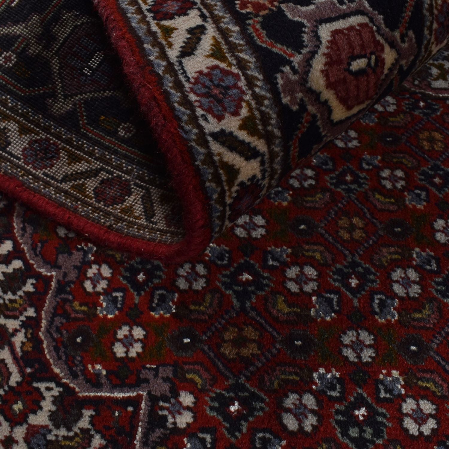 Persisk tæppe - Tabriz - Royal - 200 x 150 cm - mørkerød