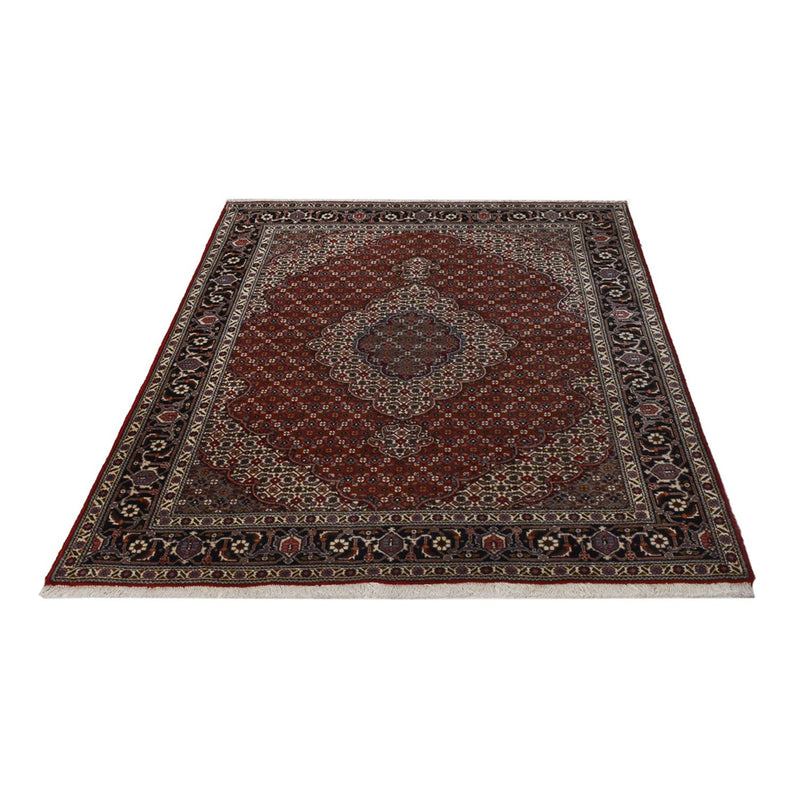Persisk tæppe - Tabriz - Royal - 200 x 150 cm - mørkerød