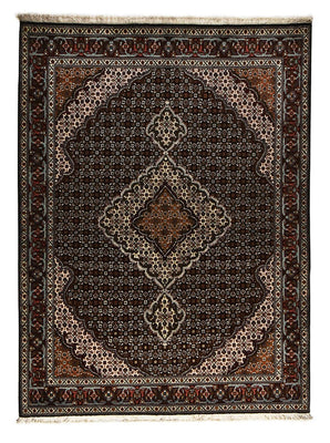 Persisk tæppe - Tabriz - Royal - 207 x 154 cm - antracit
