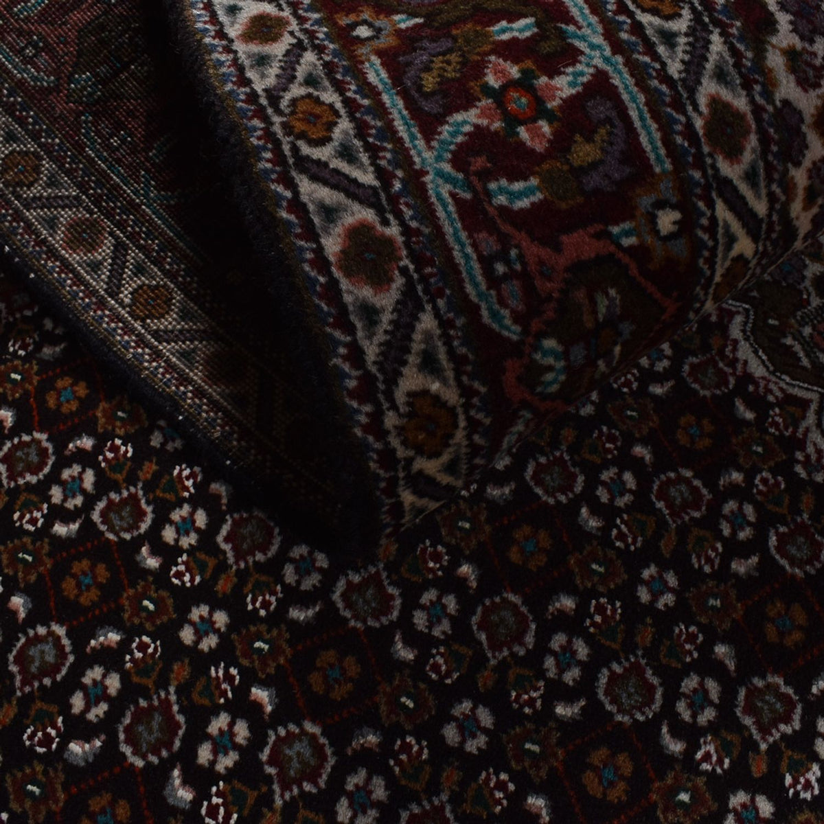 Persisk tæppe - Tabriz - Royal - 207 x 154 cm - antracit