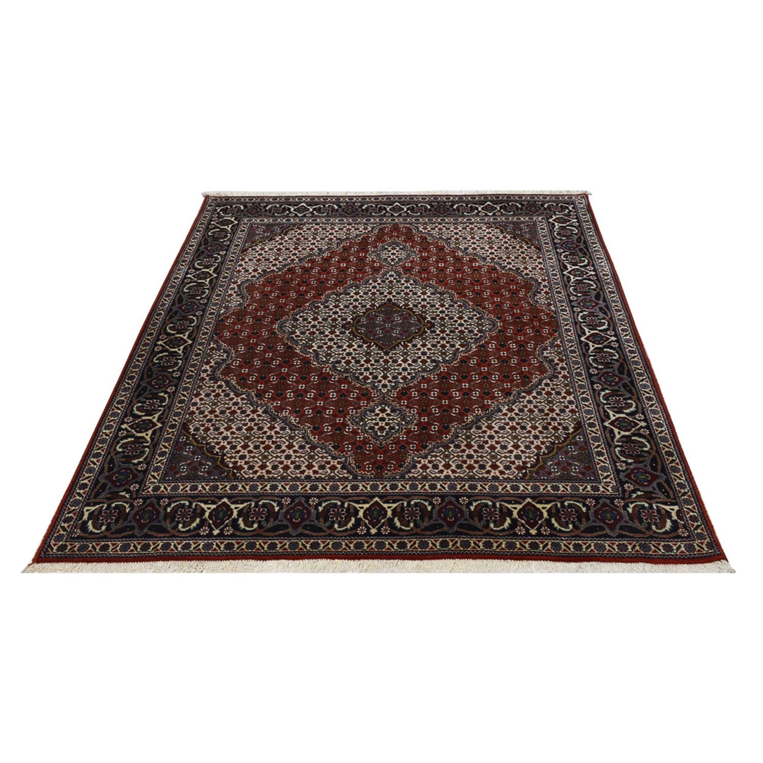 Persisk tæppe - Tabriz - Royal - 200 x 154 cm - rød