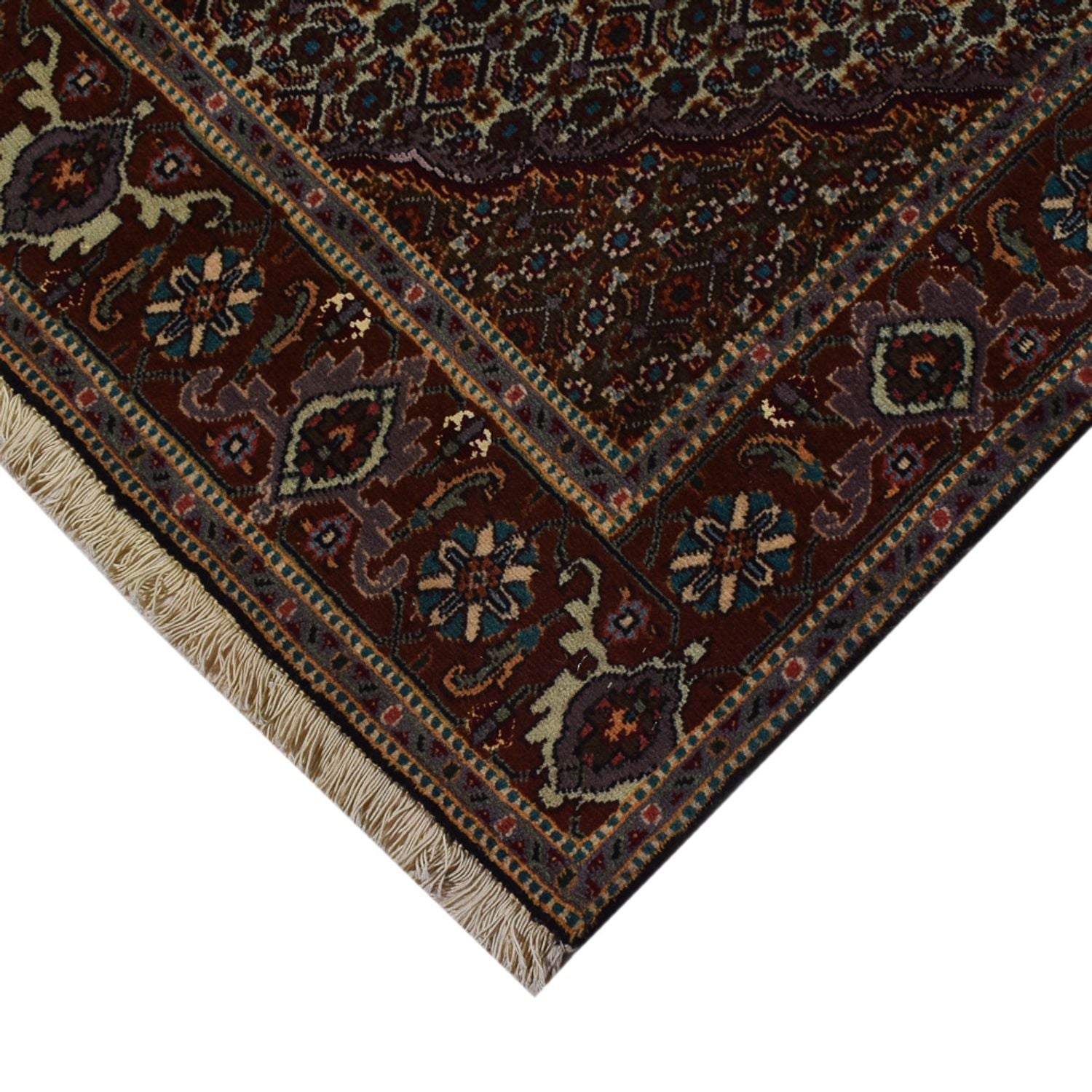 Persisk tæppe - Tabriz - Royal - 204 x 150 cm - antracit