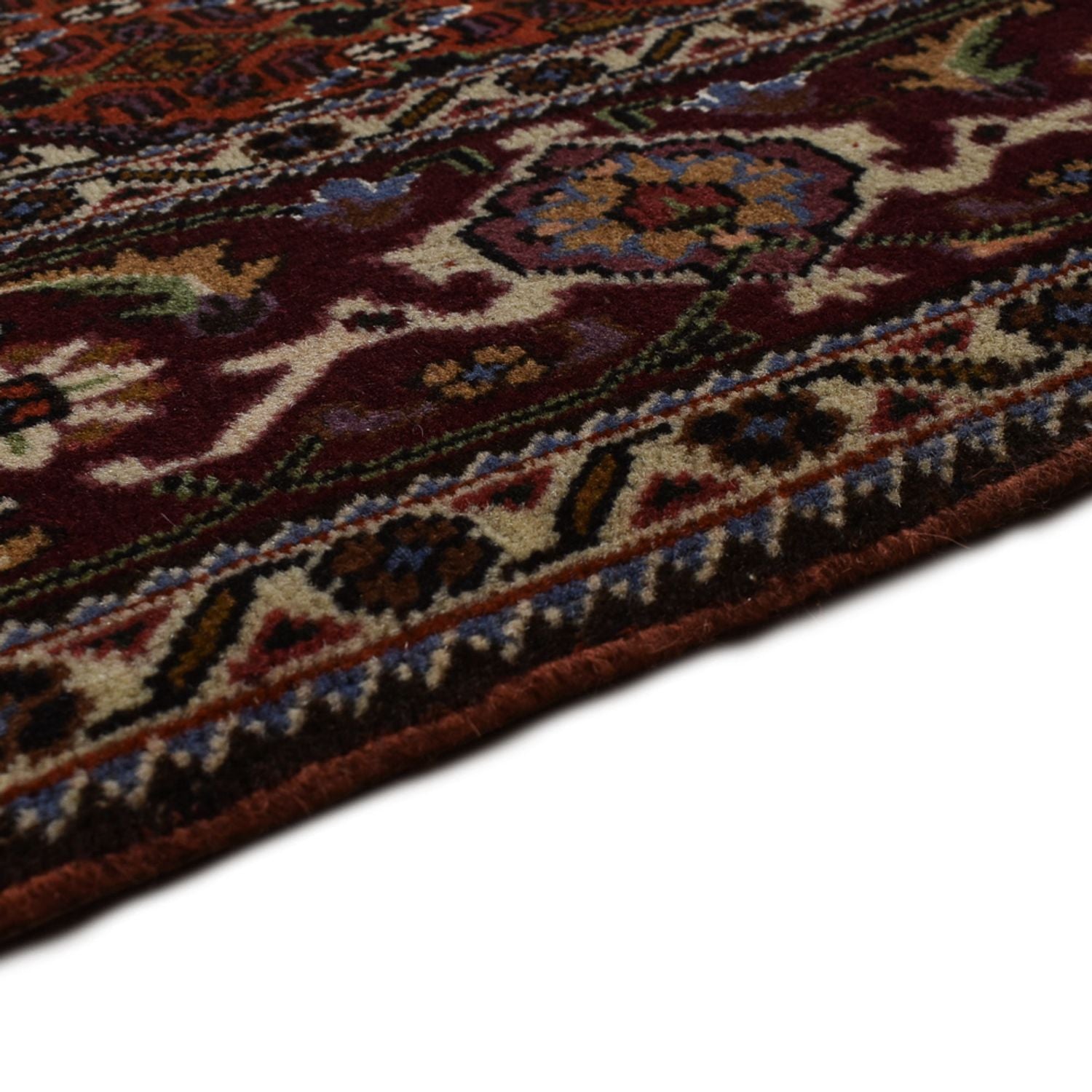 Persisk tæppe - Tabriz - Royal - 200 x 155 cm - mørkerød