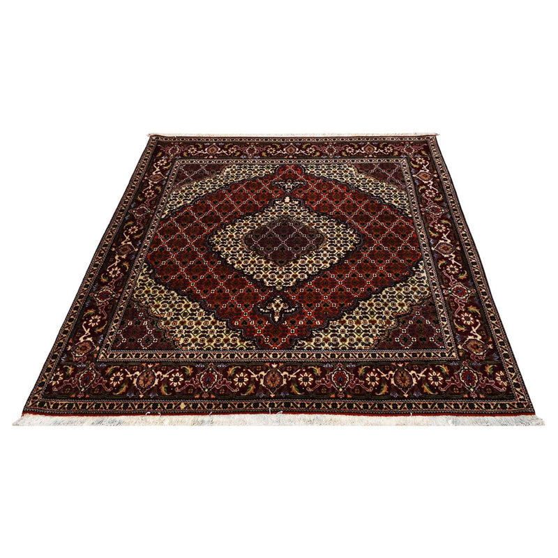 Persisk tæppe - Tabriz - Royal - 200 x 155 cm - mørkerød