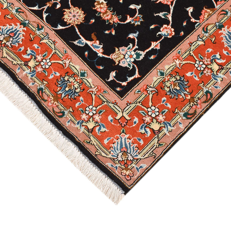 Persisk tæppe - Tabriz - Royal - 150 x 102 cm - mørkeblå