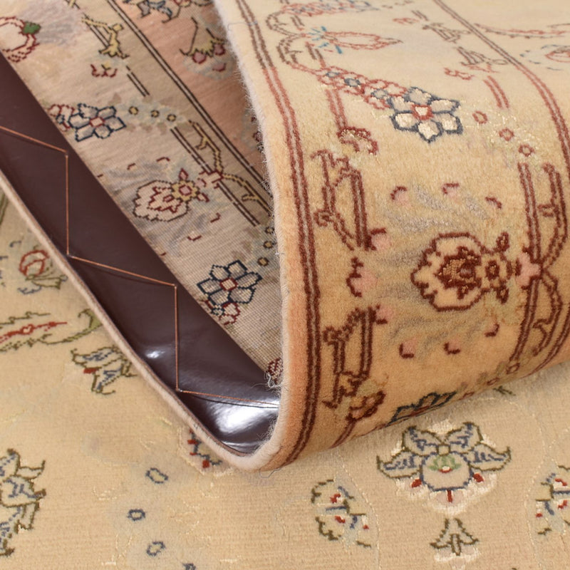 Løber Persisk tæppe - Tabriz - Royal - 378 x 78 cm - beige